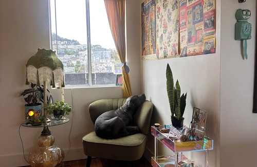 La Lengua Apartamento | Rooftop penthouse in heart of the mission 360 city views near public transport!