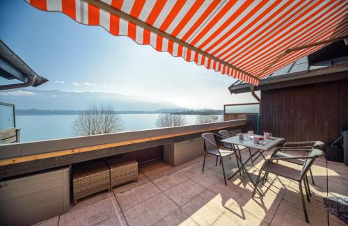 Le Bourget-du-Lac Apartamento | Rooftop pieds dans l’eau, terrasse, parking sécu
