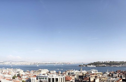 Galata Apartamento | Terraza en la azotea, torre de agua y puntos de vista