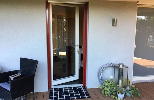 Weil der Stadt Apartamento | Habitación 'Hortensie' con terraza privada, jardín privado y Wi-Fi
