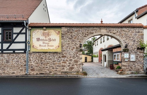 Soernewitz Apartamento | Habitación 'Im Weinrestaurant 5' con jardín compartido y Wi-Fi