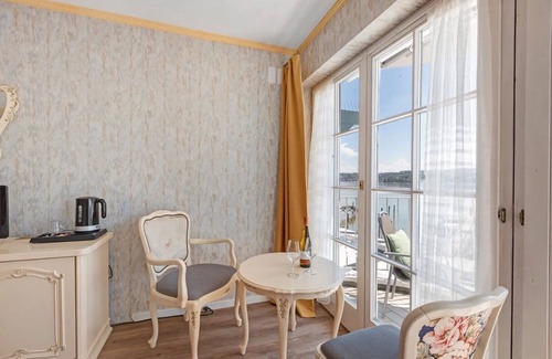 Reichenau Apartamento | Habitación 'Mit Seeblick Und Balkon' con vistas al lago, terraza compartida y Wi-Fi