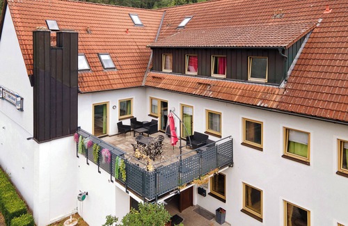 Markt Erlbach Apartamento | Habitación 'Zimmer 15' con terraza compartida, jardín compartido y Wi-Fi