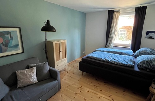 Schlieben Apartamento | Rosa, s garden