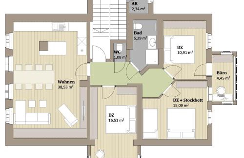 Bad Mitterndorf Apartamento | ROSA Wohnen & home office in traditionell Ausseer Baukultur
