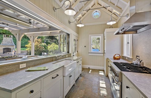 San Anselmo Casa | Ross Estate: pool, spa, outdoor kitchen and fireplace, lush gardens and privacy