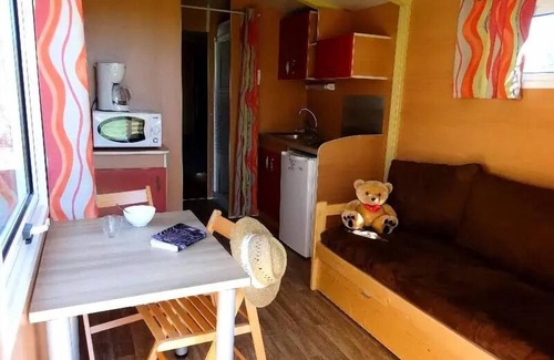 Esparron-de-Verdon Cabina | Roulotte 21m2 1 Schlafzimmer + Terrasse halbbedeckt 3 Personen