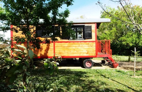 Pauilhac Cabina | El Domaine des Cadets de Gascogne - Roulotte 1 Habitación 4 personas