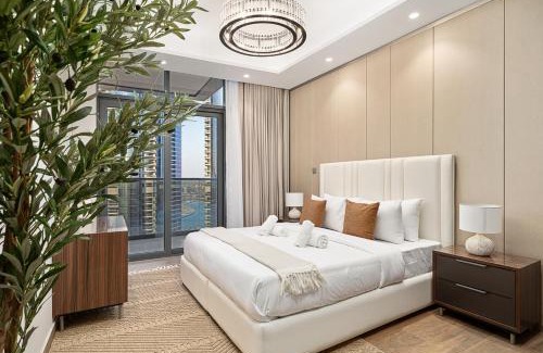 Business Bay Apartamento | Royal Vista at Nobles Tower - Luxury 4BR Apartment in Business Bay Dubai City Views -