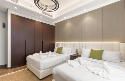 Business Bay Apartamento | Royal Vista at Nobles Tower - Luxury 4BR Apartment in Business Bay Dubai City Views -