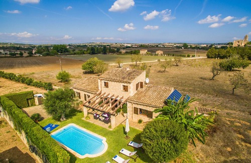 Petra Villa | Finca rural Es Puput con piscina en Mallorca