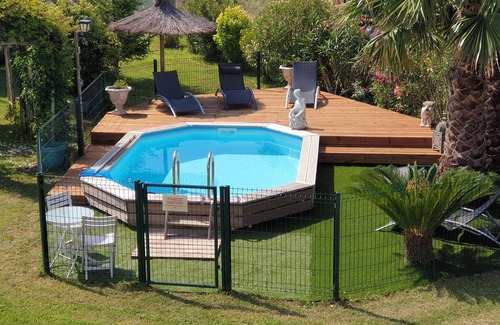 Villeneuve-les-Maguelone Cabaña | Apartamento rural, espacio natural protegido cerca de las playas.