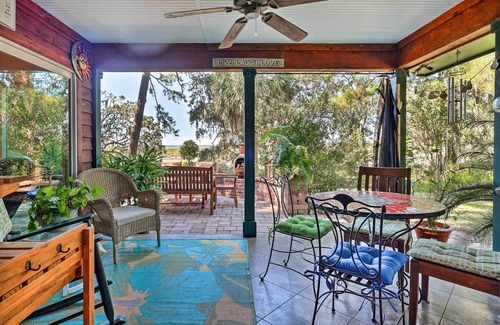 Beaufort Casa | Rustic Beaufort Home w/ Stunning Marsh Views!