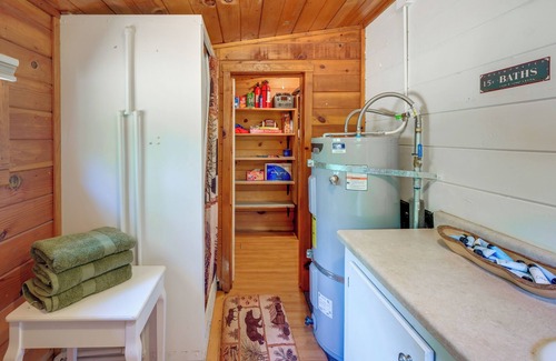 Pinehurst Cabina | Rustic Cabin w/ Patio: 8 Mi to Kings Canyon Park