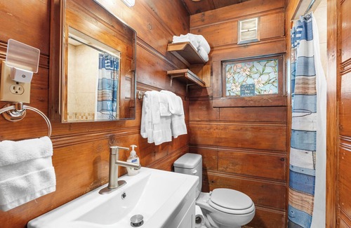 Boone County Cabina | Rustic charm/Cozy comfort-1-bedroom cabin/Ozark view nestled by Bull Shoals Lake