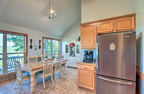 Edgemont Casa | Rustic Lake-View Home Near Greers Ferry Lake