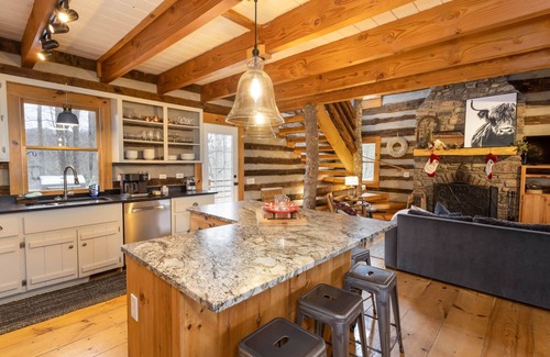 Todd Cabina | Rustic Log Cabin on Large Property