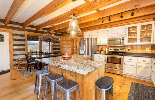 Todd Cabina | Rustic Log Cabin on Large Property