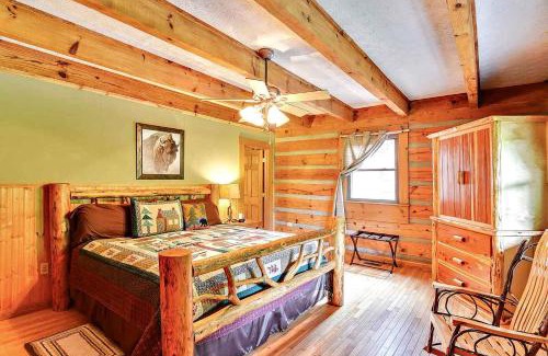Clyde Casa | Rustic Log Cabin Rental with a Hot Tub near Asheville, North Carolina