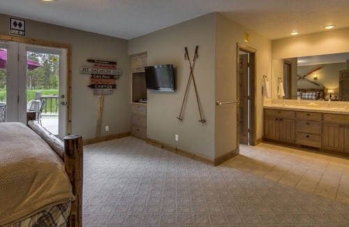 Sunriver Cabina | Lujo rústico: temáticas Logia Iniciar impresionante 5BR personalizado en Woodlands GC, 12x SHARC