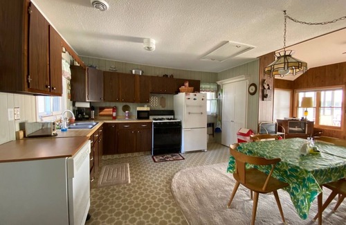 Nashua Cabina | Rustic Three Bedroom Cabin with 28 Foot Dock on Cedar Lake - Nashua, Iowa