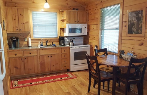 Hillsville Cabina | Aguas agitadas aguardan en Bear Creek Cabin en Parkway o I-77 cerca de Fancy Gap
