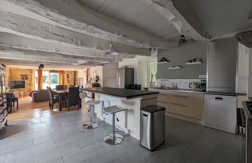 Pluvigner Cabaña | Séjour Tranquille au Coeur du Morbihan - Renovated Traditional Stone House