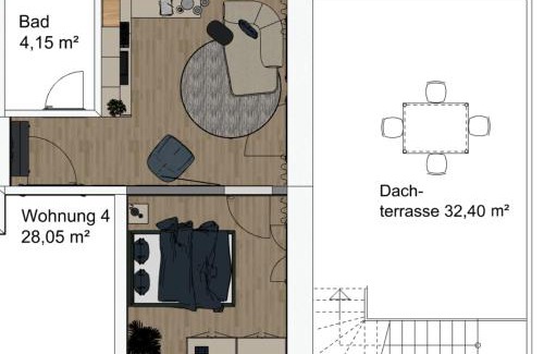 Center Apartamento | Südkiez Bude
