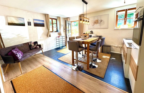 Neuschoenau Casa | S'Landhaus Apartment Wood-burning stove and infrared sauna Wellness shower