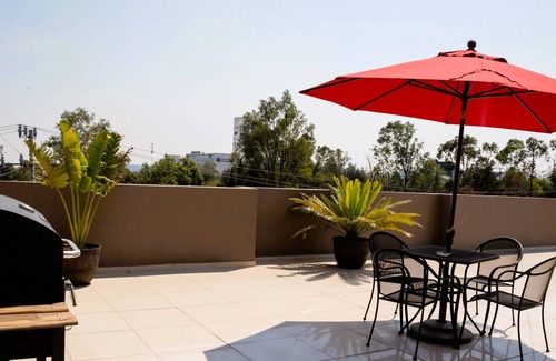 Ciudad Lopez Mateos Apartamento | S01 Suite 2 min del TEC Wifi Terraza