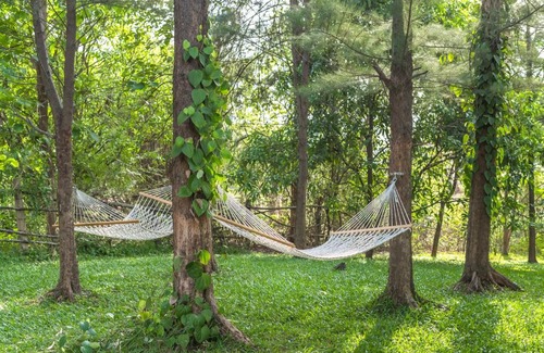 Karjat Villa | SaffronStays One Tree Farm, Karjat-Infinity Pool Villa With River View