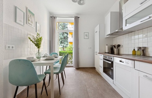 Sudenburg Apartamento | Sagegarden - Terrasse - Waschtrockner