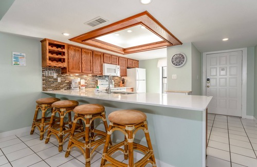 South Padre Island Condominio | Saida III 605 - Relajante condominio frente al mar con balcón privado