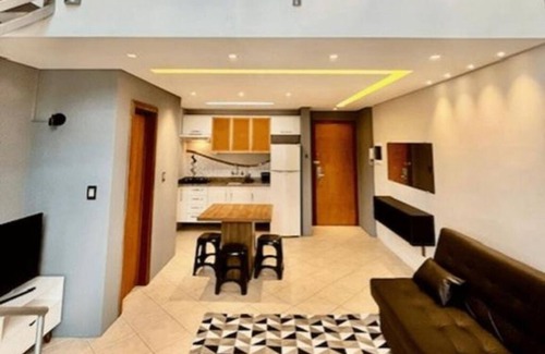 Centro Casa | Saint Sebastian Flat 616 - Com Hidro! até 3 Pessoas, Duplex, no Centro