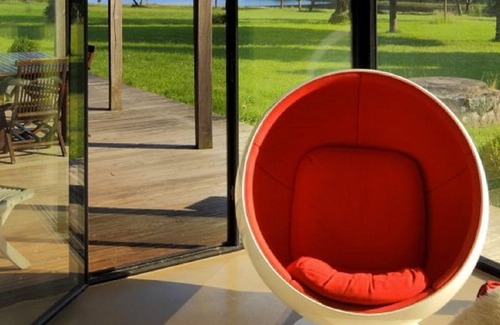 Ambillou Casa | Gran cabaña en el campo con vistas al agua, para 10 personas.