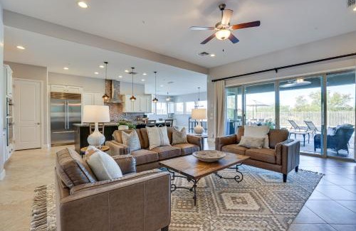 Estrella Mountain Ranch Casa | Saltwater Pool and Swim-Up Bar Goodyear Oasis!