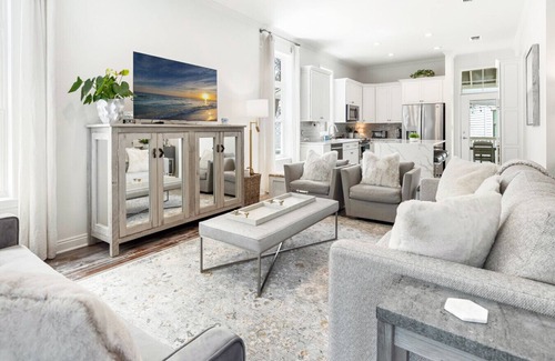 Santa Rosa Beach Casa | Sandcastle 79: Luxury 30A Blue Mtn Beach Home - 5 min walk to beach