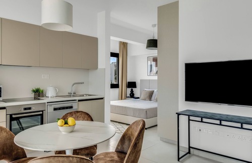 Agios Athanasios Apartamento | Sanders Elgio - Adorable estudio con balcón