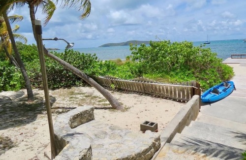 Slob Villa | Sandy waterfront Villa with stunning views of Buck Island.