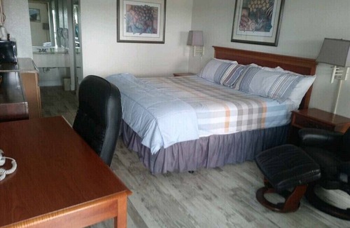 Trailer Estates Hotel | Sarasota "Deluxe King Waterfront Suite" # 201 En el hotel en 7150 N TAMIAMI TR