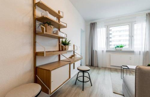 Nordost Apartamento | Sauber und modern, Netflix, Wifi, Leipzig Flair, Küche