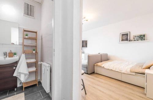 Nordost Apartamento | Sauber und modern, Netflix, Wifi, Leipzig Flair, Küche