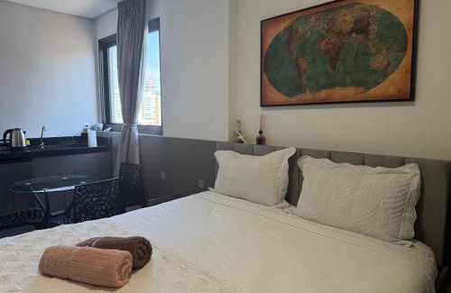 Centro Apartamento | Sauna Academia Sinuca 3 min a Pé mar Ar quente