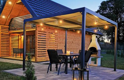 Gorklo Casa | Sauna balia - Nowa Osada Domki przy plaży - całoroczne domki na Mazurach