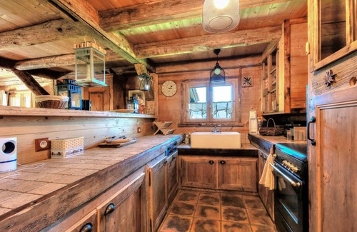 Saint-Gervais-les-Bains Chalet De Esquí | Chalet saboyano, 4 habitaciones, sauna y jacuzzi en St-Gervais