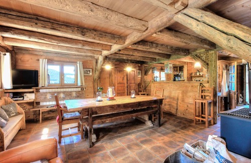 Saint-Gervais-les-Bains Chalet De Esquí | Chalet saboyano, 4 habitaciones, sauna y jacuzzi en St-Gervais
