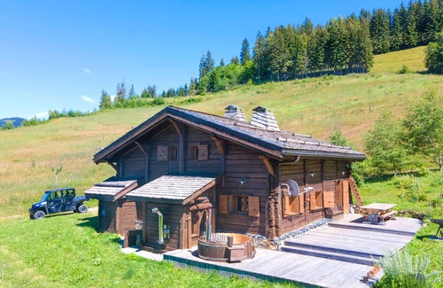 Saint-Gervais-les-Bains Chalet De Esquí | Chalet saboyano, 4 habitaciones, sauna y jacuzzi en St-Gervais