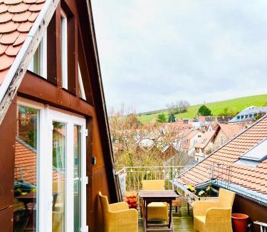 Mainz-Bingen Apartamento | Schönster Blick auf Oppenheim!