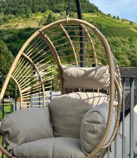 Schweich Apartamento | Schickes Penthouse-Apartment mit Weinbergblick