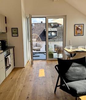 Schweich Apartamento | Schickes Penthouse-Apartment mit Weinbergblick